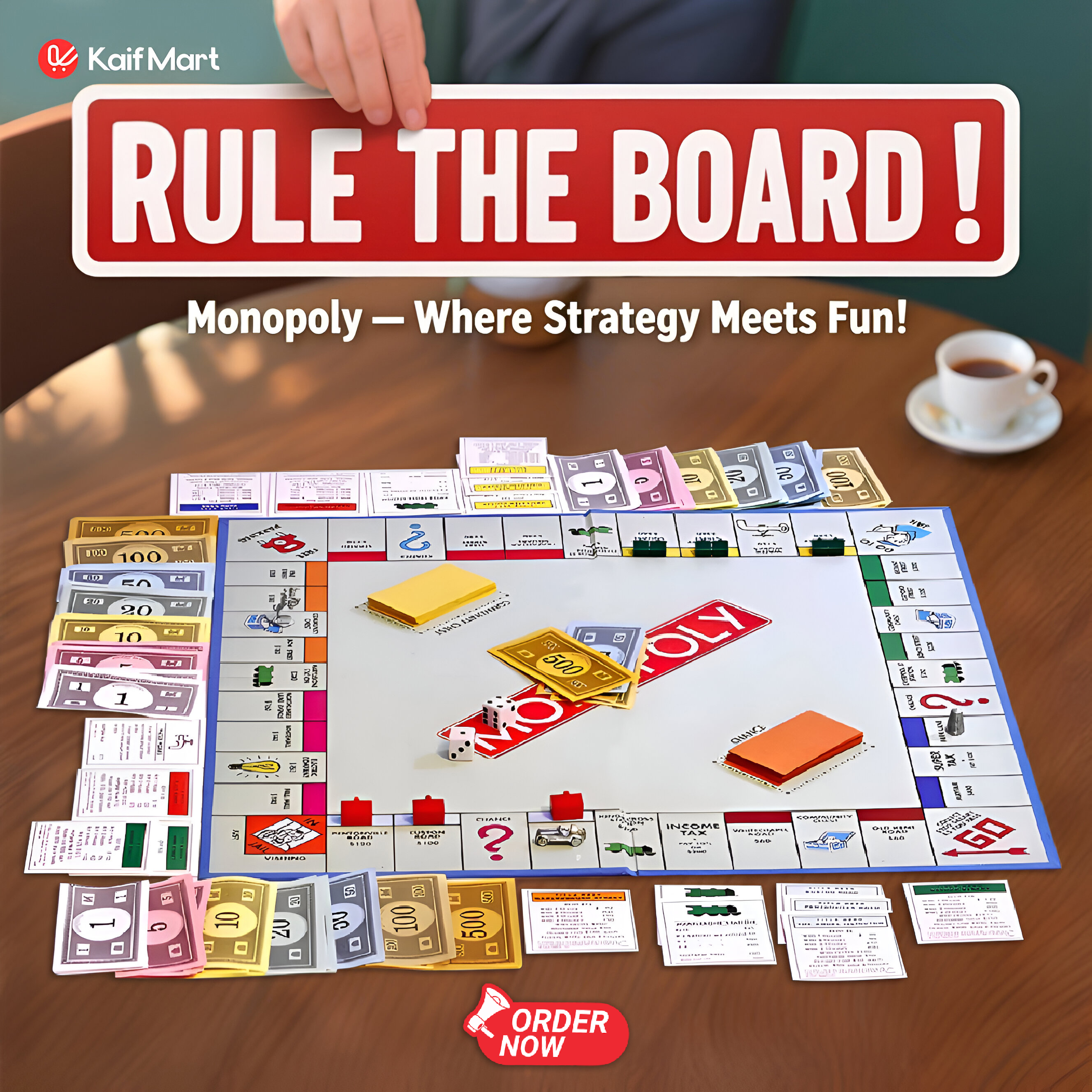 মনোপোলি গেইমিং বোর্ড